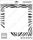 Schablone-Stencil A3 213-0910 Zebra Rahmen